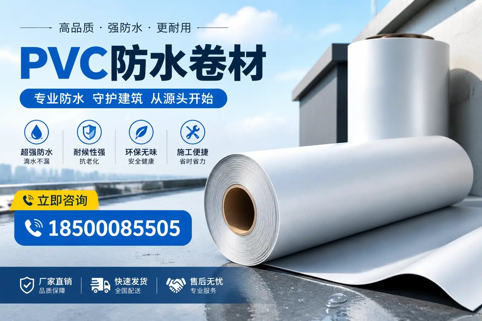 如何评估PVC防水卷材的性价比?三明消费者必看